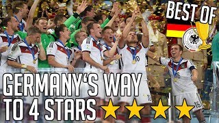 Germanys Way To 4 Stars ✶ FIFA World Cup 2014  BEST OF [upl. by Adirf]