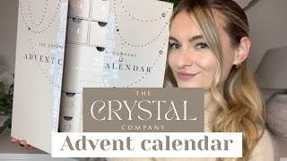 CRYSTAL ADVENT CALENDAR UNBOXING  The Crystal Company [upl. by Nosrak]