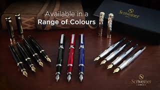 Scriveiner London Fountain Pen  Classic range [upl. by Anaujahs]