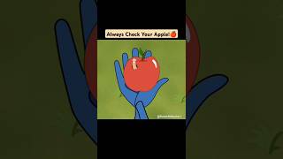 Always Check Your Apple PolyMans Apple Surprise 🍎shorts animation funny [upl. by Leyes51]