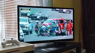 2023 Indianapolis 500 Felix Rosenqvist Crash  Kyle Kirkwood Flip Reaction [upl. by Queena]