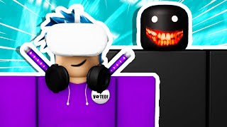 Playing Roblox VR quotHorrorquot Games POTENTIALLY WITH VIEWERS [upl. by Ecnarrot314]