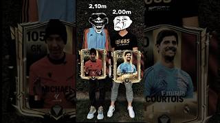 Courtois shocked 😲shorts easports fcmobile [upl. by Querida]