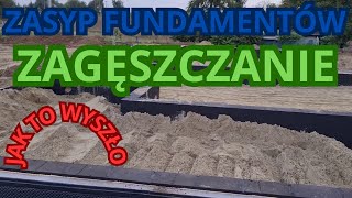 Zasyp fundamentów zagęszczaniebudowa domu parterowego [upl. by Chandal126]