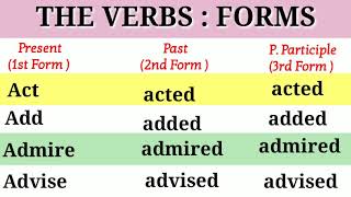 Verbform  Verb forms in English grammar  Verb 1 verb 2 verb 3  verb ka tino roop  By Dev Sir [upl. by Ahsinyar]