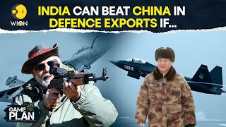 India’s defence exports up 2300  Chinas down 25  Can Delhi beat Beijing  WION Game Plan [upl. by Ursola104]