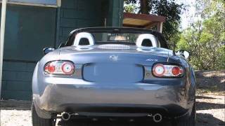 MX5 NC GWR Roadstersport Midpipe and Q Muffler VS Stock [upl. by Norab]