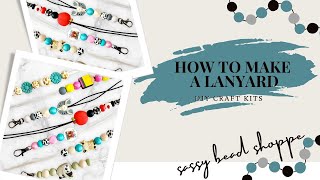 HOW TO MAKE A LANYARD  TUTORIAL [upl. by Leiser]