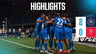 Highlights  Napoli  Monza 20  Serie A  6ª giornata [upl. by Nilam639]