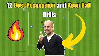 12 MUST USE Possession and Keep ball Soccer Football Drills ⚽️ [upl. by Conner]