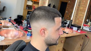 MEDIUM FADE BUZZCUT HAIRCUT TUTORIAL [upl. by Mazel]