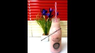 How to make Keventers tooty frooty milk shake perfect homemade tooty frooty milk shake [upl. by Lever]