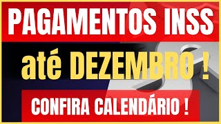 🔴 PAGAMENTOS INSS até DEZEMBRO de 2024   CONFIRA CALENDÁRIO [upl. by Ninahs]