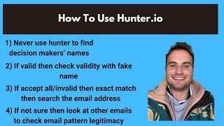 How To Use Hunterio No More Bounced Emails [upl. by Ekralc504]