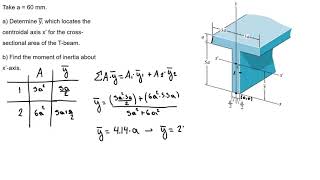 Centroid and Moment of Inertia  Exercise 3 [upl. by Hagerman]