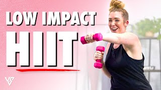 Low Impact HIIT Follow Along Workout  V SHRED [upl. by Intosh332]