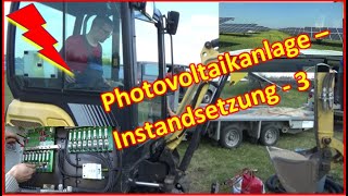 79  Photovoltaikanlage  Instandsetzung  Teil 3  Sicherungen prüfen  Manschetten  Zu machen ✅ [upl. by Candice]