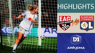 Guingamp vs Lyon Womens Division 1 Highlights  Match Day 9 [upl. by Demakis]