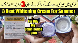 3 Best Whitening Cream for Summer For All Skin Type Oily Dry ampCombination Night Cream For Summer [upl. by Echikson887]