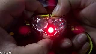 Energizer Vision Ultra HD LED Head Torch 450 Lumens  3 AAA Batteries 7 Modes test unboxing [upl. by Asi]