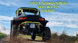 2023 Segway Villain SX 10 WX 72quot Sound  Original Auspuff [upl. by Ellerrad18]