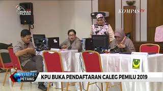 KPU Buka Pendaftaran Caleg Pemilu 2019 [upl. by Onimod824]