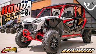 Walkaround  2024 Honda® Talon 1000X4 FOX Live Valve [upl. by Nalyr355]