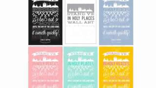 Scripture Wall Art [upl. by Ennaegroeg258]