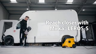 Sanding with the Mirka® LEROSS for fast sanding of large surfaces [upl. by Ardnuasak]