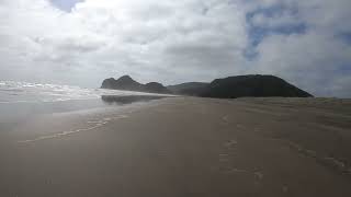 Exploring the stunning beauty of Bethells Beach part 13🌊✨ BethellsBeach NZAdventures BeachVibes [upl. by Aillij342]