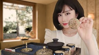 ASMR Soothing Aromatherapy and Upper Body Massage  Spa Roleplay [upl. by Esojnauj59]