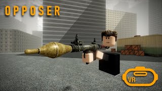 Roblox Opposer VR finding the hidden guns [upl. by Jemy]