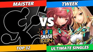 SSC 2022 Top 32  Maister Mr Game amp Watch Vs Tweek PythraDiddy Kong Smash Ultimate Tournament [upl. by Norab]