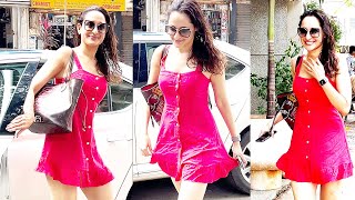 Actress Pragya Jaiswal With Stunning Looks Spotted At Bandra  Pragya Jaiswal Latest Video [upl. by Forelli]