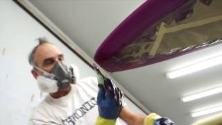 How to do a Resin Tint Glass Job on a Surfboard [upl. by Ecydnak]