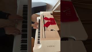 Fazioli F212 White Grand Piano Prokofiev Sonata 7 1 section [upl. by Roxana]