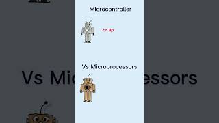 microcontroller vs microprocessor [upl. by Chura]