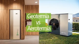 Geotermia vs Aerotermia  ¿Cuáles son sus diferencias [upl. by Ahseena]