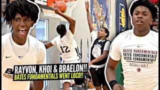 Rayvon Griffith Braelon Green and Khoi Thurmon Go OFF For Bates Fundamentals Squad Dunk Everything [upl. by Heloise]