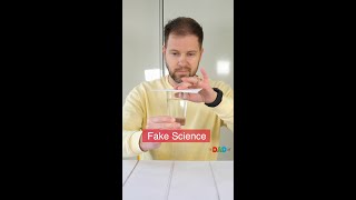 UpsideDown Water Glass  Viral TikTok Science Experiments [upl. by Androw]