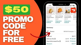 How to Get 50 DoorDash Coupon Code  DoorDash Promo Code 2024 [upl. by Malia851]