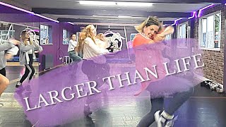 Larger Than Life  Backstreet Boys  Dance class choreography routine [upl. by Assenna]