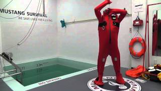 Neoprene Cold Water Immersion Suit Donning Instructions MIS220 TC MIS230 TC MIS240 TC [upl. by Lefton]