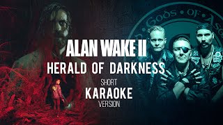 Old Gods of Asgard feat Alan Wake amp Mr Door  Herald of Darkness INSTRUMENTAL with Lyrics [upl. by Cahan384]