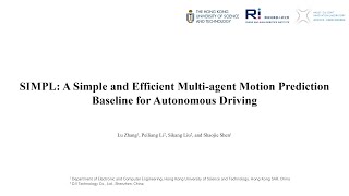 SIMPL A Simple and Efficient Multiagent Motion Prediction Baseline for Autonomous Driving [upl. by Namyac]