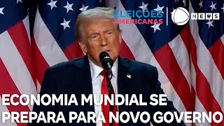 Economia mundial se prepara para novo governo de Donald Trump [upl. by Anahs]