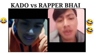 BHUTANESE rapperKADO vs RAPPER BHAI [upl. by Arihas]