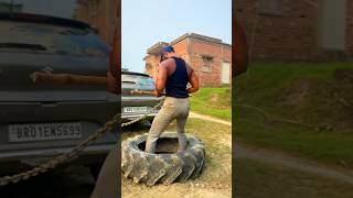 Back workout  desi jugaad  akhada  back ki exercise shorts shortsfeed shortsbeta [upl. by Westney]