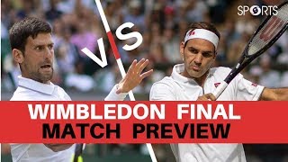 Match Point Roger Federer vs Novak Djokovic 2019 Final  Wimbledon [upl. by Cyrillus]