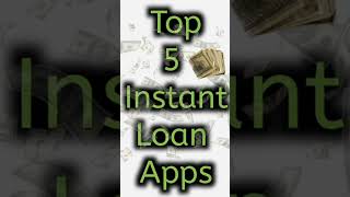 Top 5 loan app in India  money app  5 instant Loan app short ytshorts [upl. by Nol]